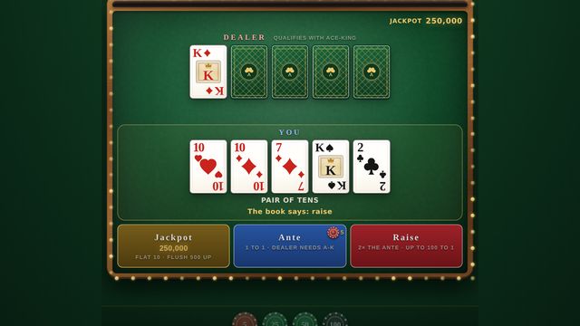 Caribbean Stud table