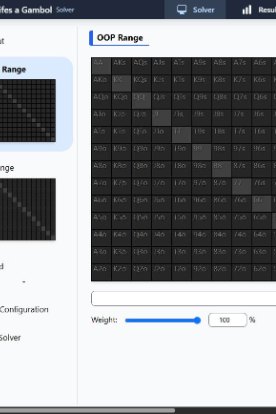 GTO Postflop Solver preview